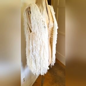 New Winter knit cream vest